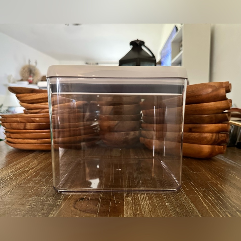Better Homes And Gardens Clear Storage Container with White Lid